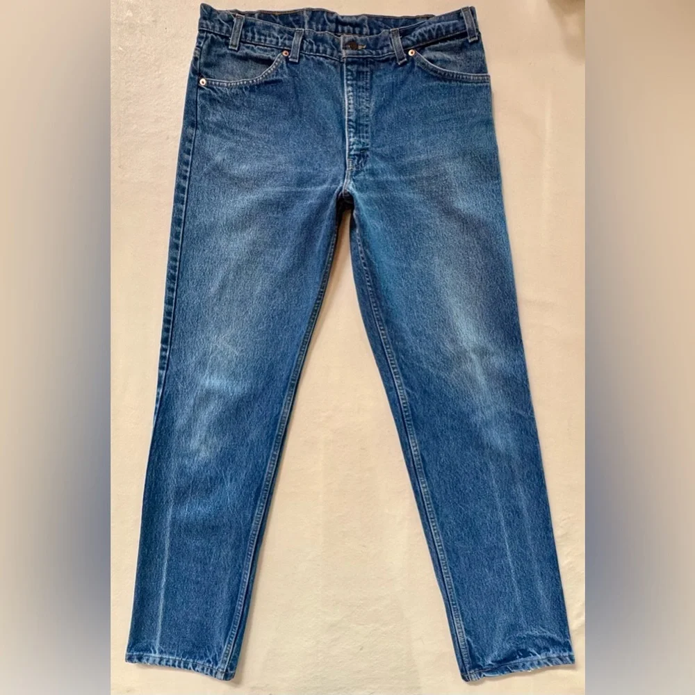 LEVI’s Vintage 506 Orange Tab Straight Leg Rare 4-Pocket Men’s Jeans (W38 L34)